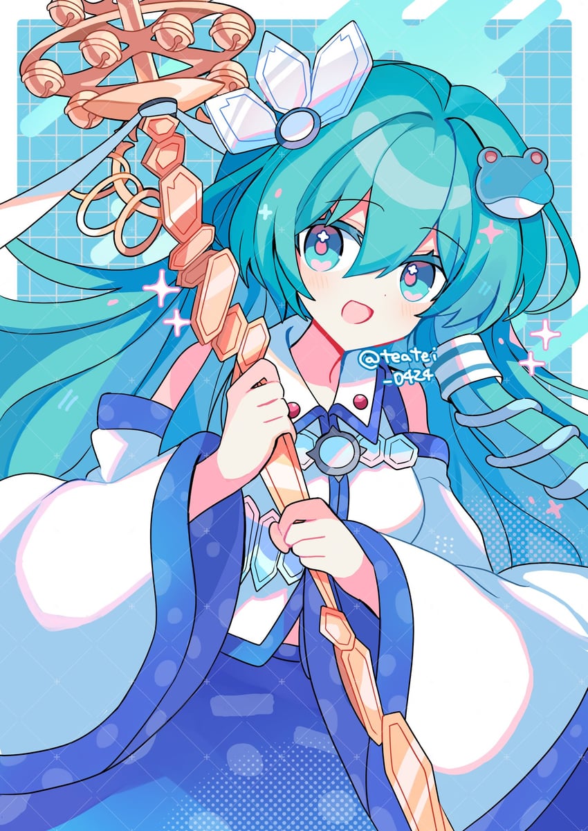 kochiya sanae (touhou and 1 more) drawn by shirocha_tei