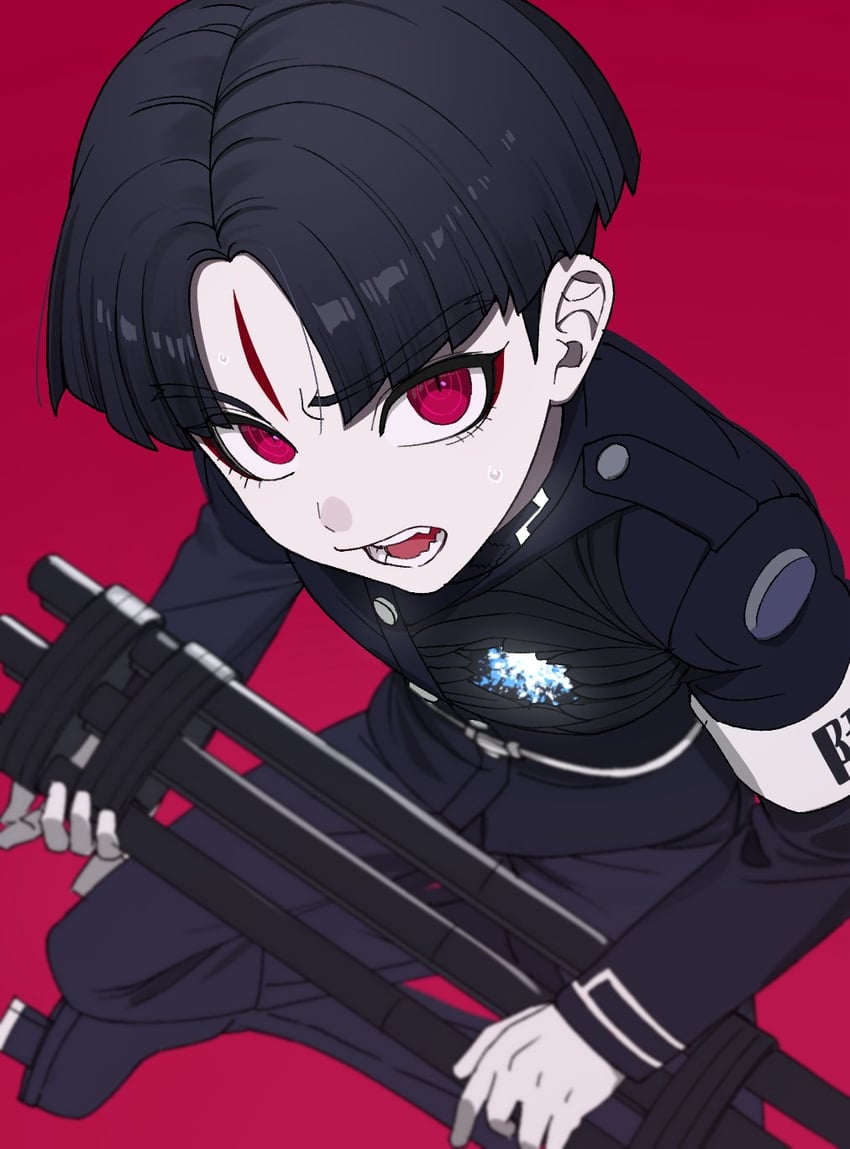 maruko gaku (the hundred line -last defense academy-) drawn by nocchan_chicchi
