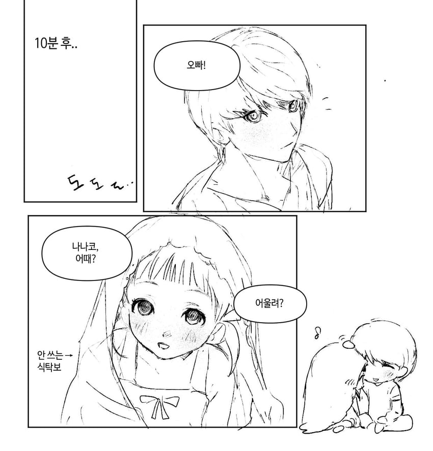 narukami yu and doujima nanako (persona and 1 more) drawn by damogjeogg7254