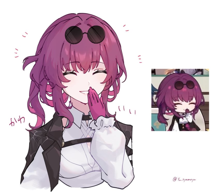 kafka (honkai and 1 more) drawn by yu_tyamoyu