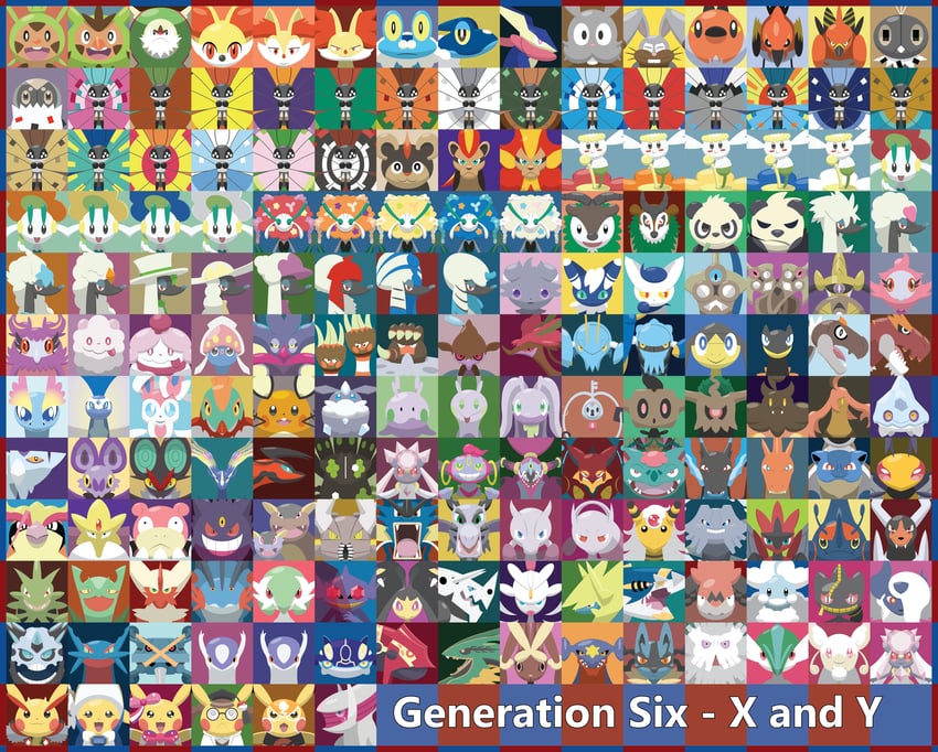 pikachu, gardevoir, charizard, lucario, sylveon, and 171 more (pokemon) drawn by shawn_flowers