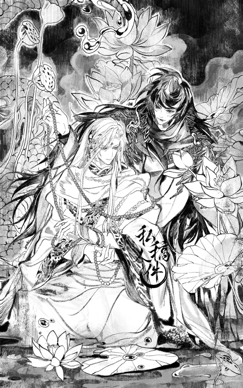 qiao rulai and meng qiu sun (jinguang budaixi) drawn by moranhuishouquandoushigou