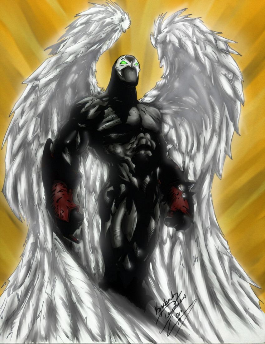 spawn and divine spawn (spawn and 1 more) drawn by seraphimxiii