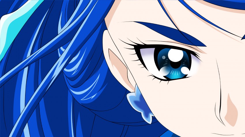 minazuki karen and cure aqua (precure and 1 more)