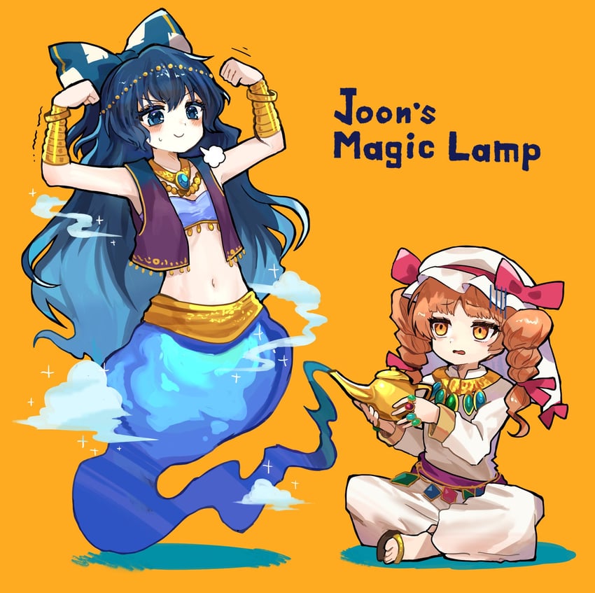 yorigami shion and yorigami jo'on (touhou) drawn by howhow_notei