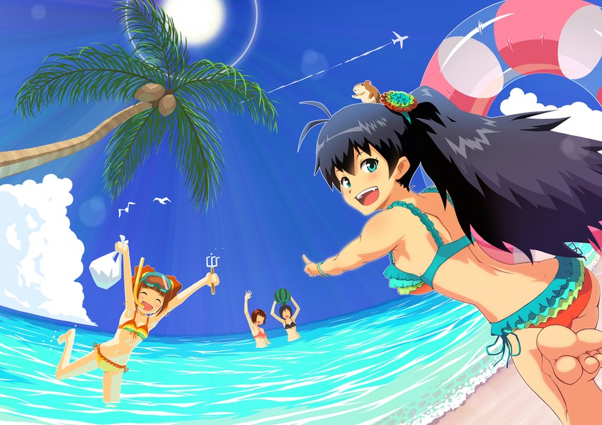 amami haruka, kikuchi makoto, ganaha hibiki, and takatsuki yayoi (idolmaster) drawn by argon_(argon18)