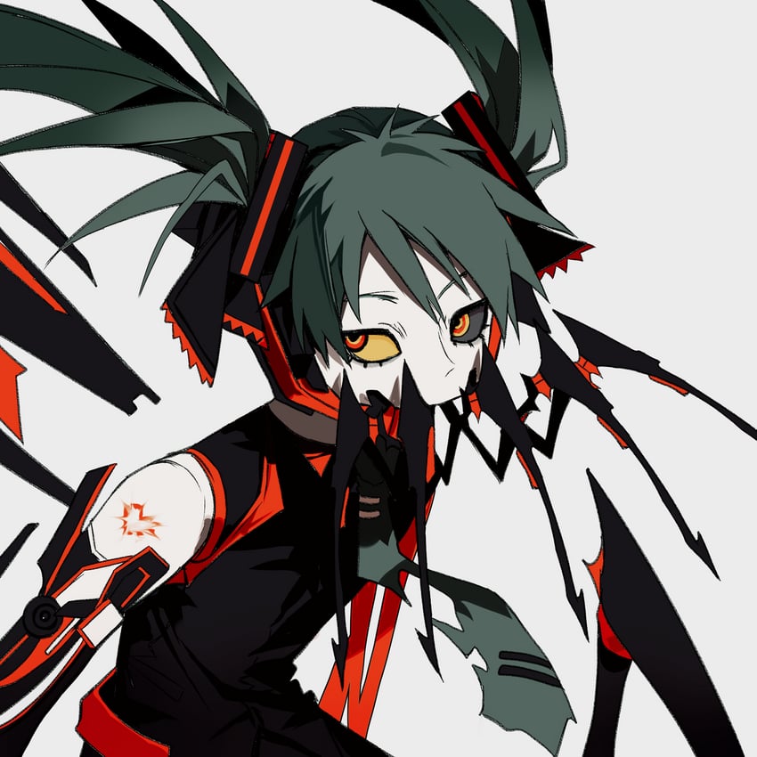 hatsune miku and calne ca (vocaloid and 2 more) drawn by hemostatic