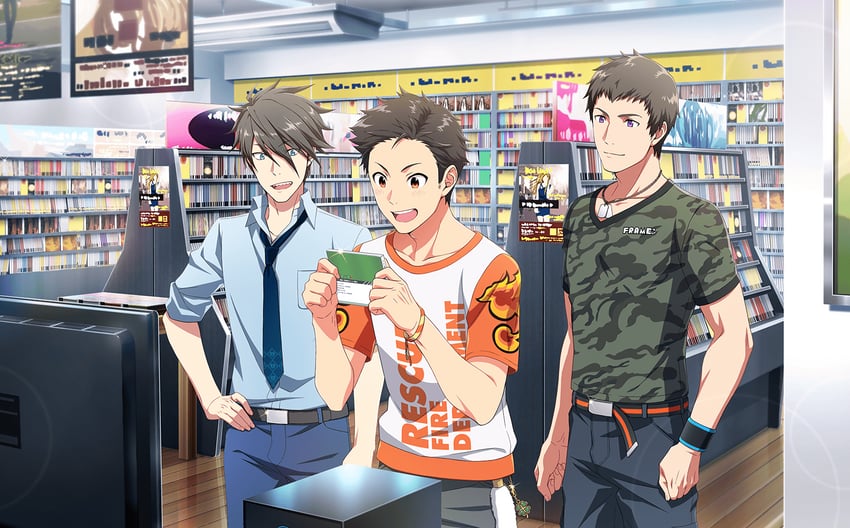 shingen seiji, akuno hideo, and kimura ryu (idolmaster and 2 more)
