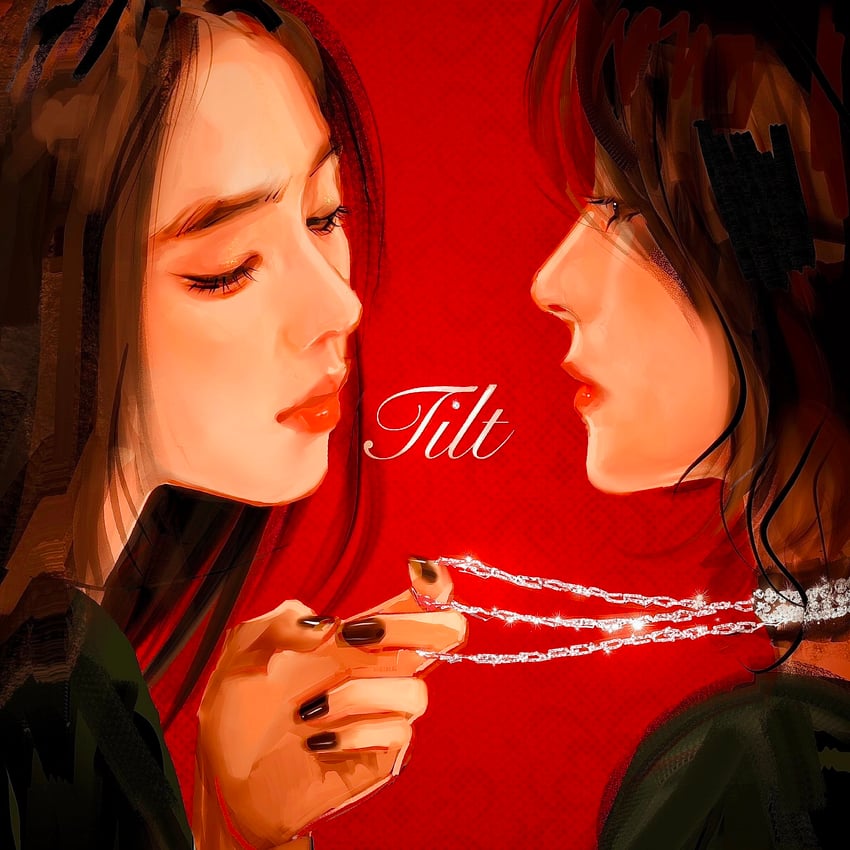 seulgi and irene (real life and 1 more) drawn by meolkyy