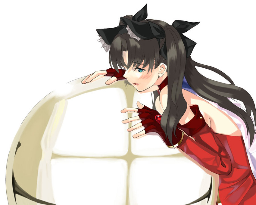 tohsaka rin and kaleido ruby (fate and 2 more) drawn by kabocha_(monkey4)