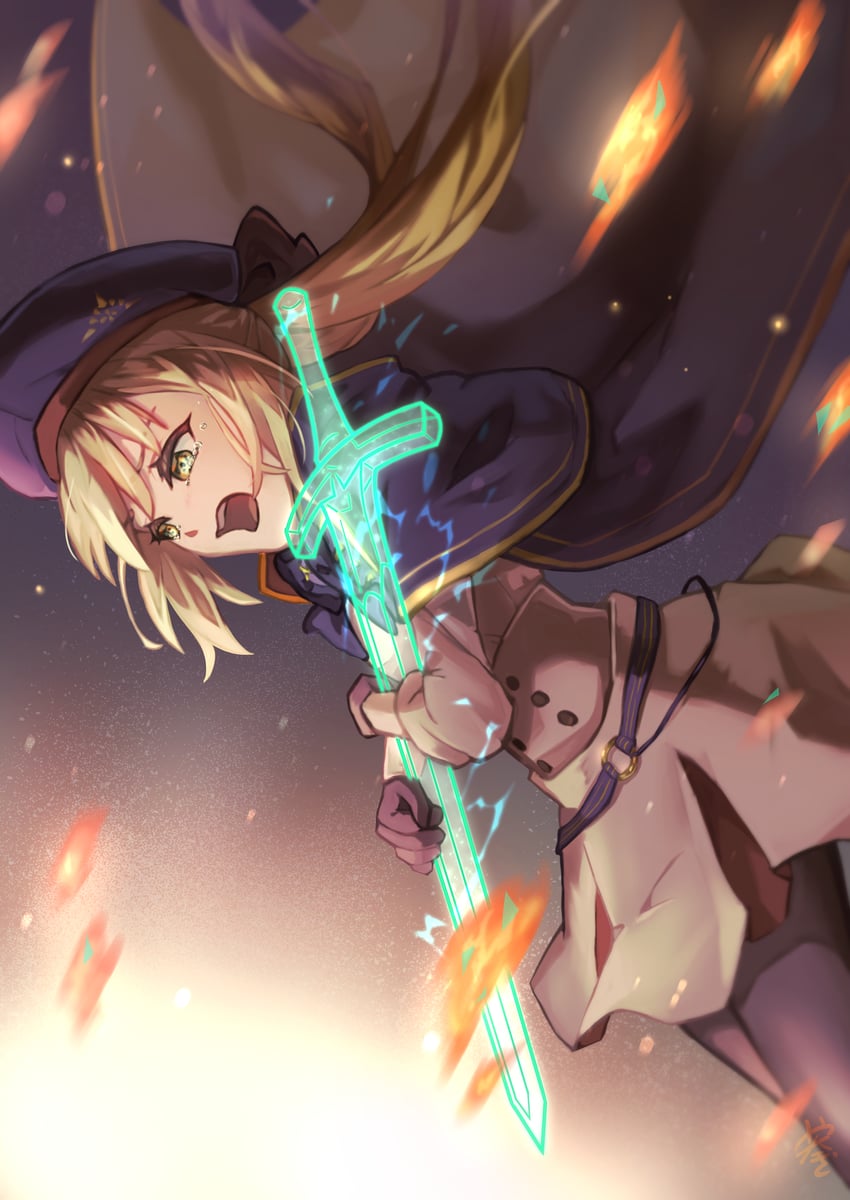 artoria pendragon and artoria caster (fate and 1 more) drawn by yanagimachi