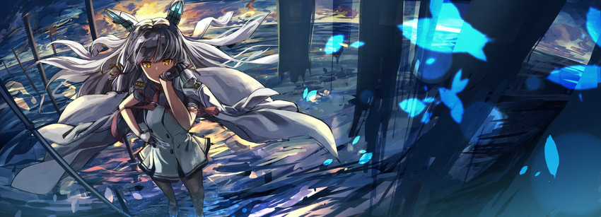 murakumo and murakumo kai ni (kantai collection) drawn by fujita_(condor)