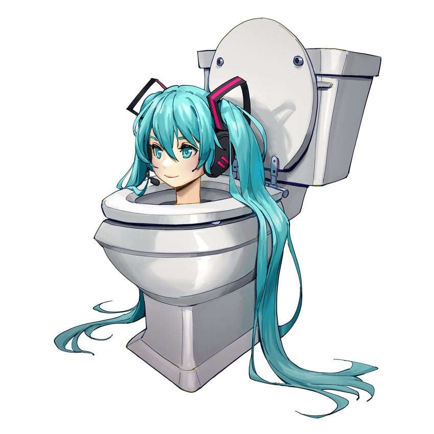 hatsune miku (vocaloid and 1 more) drawn by pikat