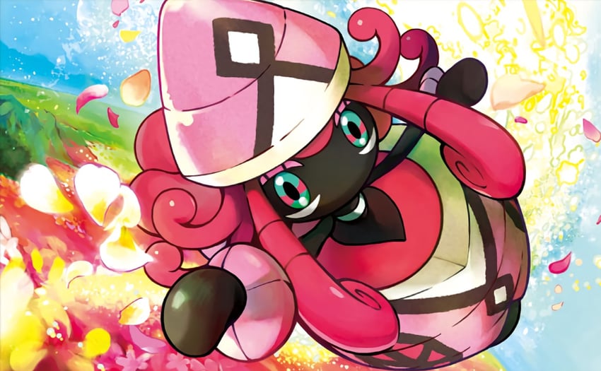 tapu lele (pokemon and 1 more) drawn by iribi_you