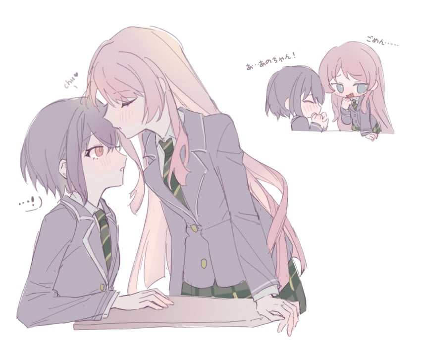 chihaya anon and takamatsu tomori (bang dream! and 1 more) drawn by simoco
