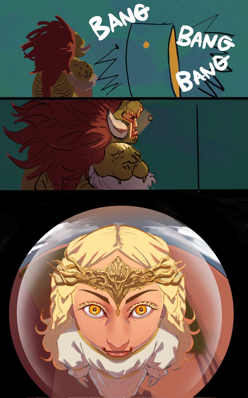 miquella and promised consort radahn (elden ring and 1 more) drawn by arinqia