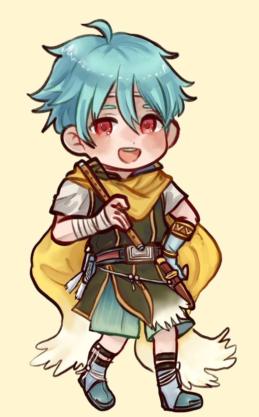 nils (fire emblem and 2 more) drawn by dotted_clouds