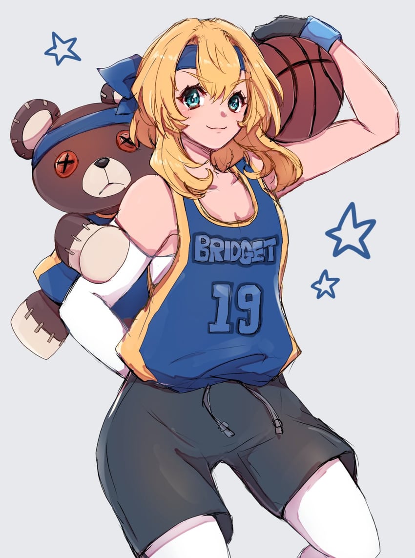 bridget and roger (guilty gear and 1 more) drawn by chemaru_(a8l)