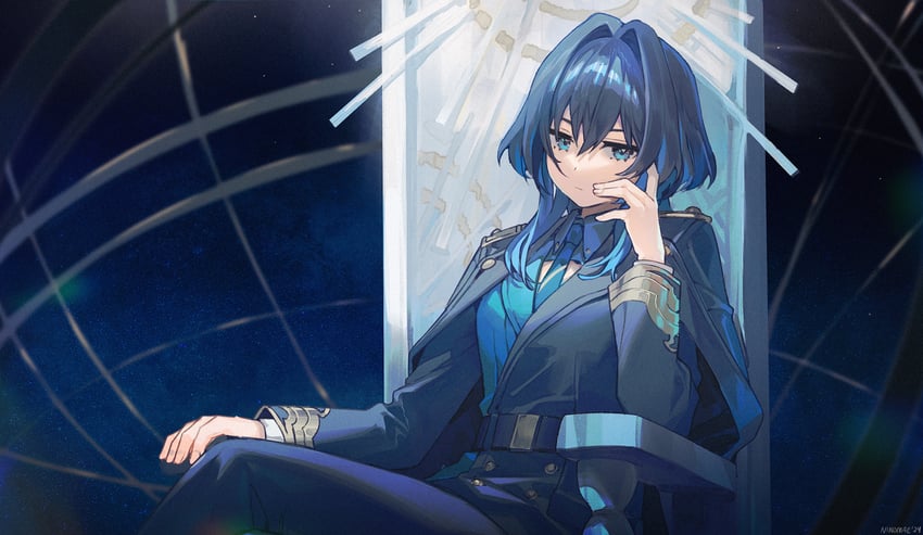 ouro kronii (hololive and 1 more) drawn by ninomae_ina'nis_(artist)