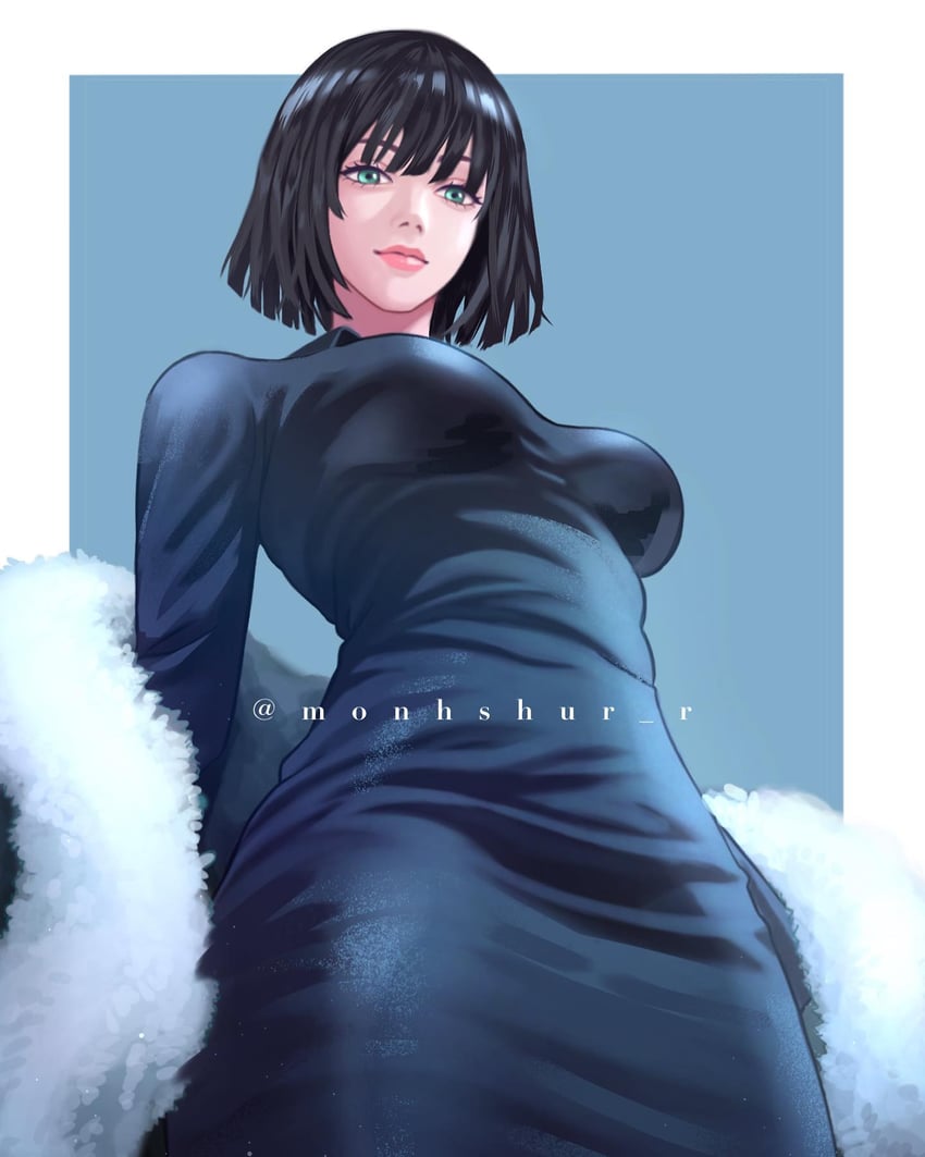 fubuki (one-punch man) drawn by monhshur_r