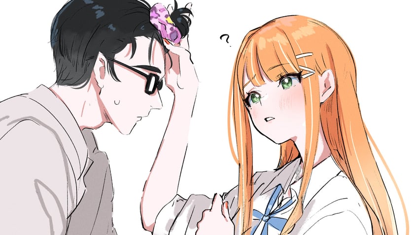 producer and shiun sumika (idolmaster and 1 more) drawn by kasasagi_(futagodori888)