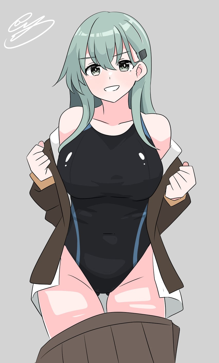 suzuya and suzuya kai ni (kantai collection) drawn by noruren