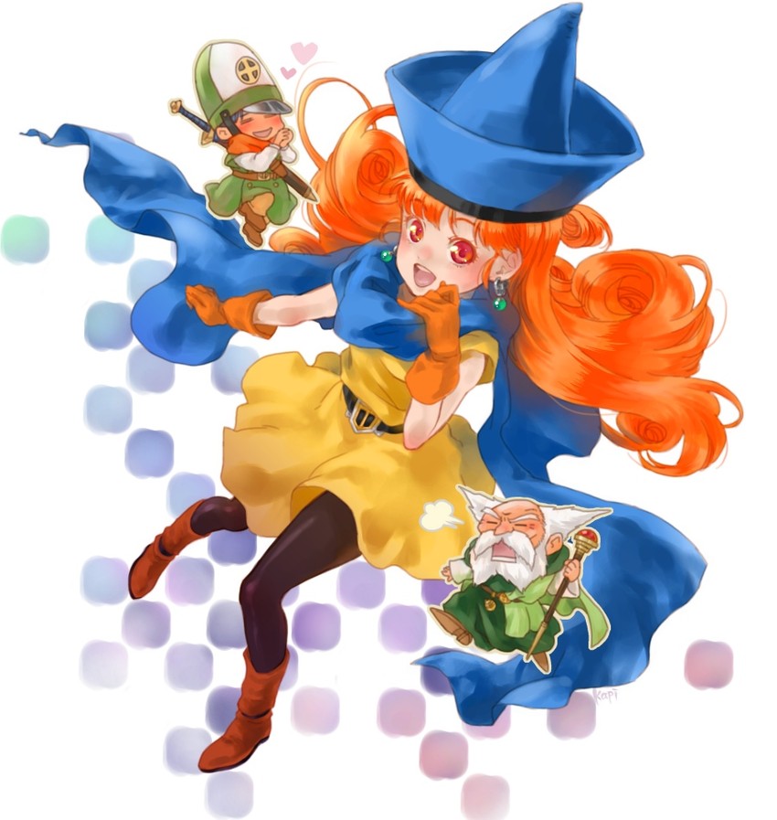 alena, clift, and brey (dragon quest and 1 more) drawn by afglo