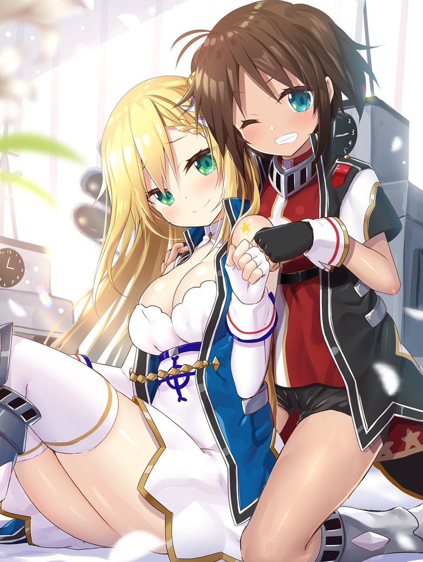 forbin and le mars (azur lane) drawn by yano_mitsuki_(nanairo)