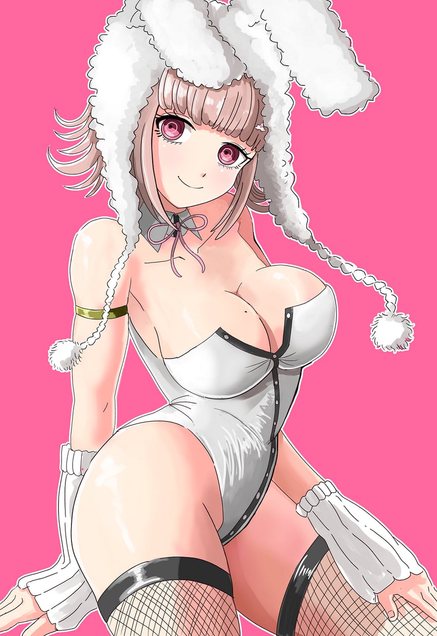 nanami chiaki (danganronpa and 1 more) drawn by samebousii