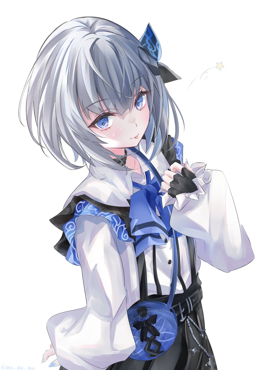 vestia zeta (hololive and 1 more) drawn by kageboushi_(kageboushi_desu)