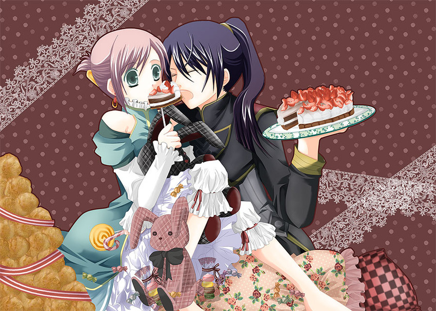 yuri lowell and estellise sidos heurassein (tales of and 1 more) drawn by carpaccio_yamada