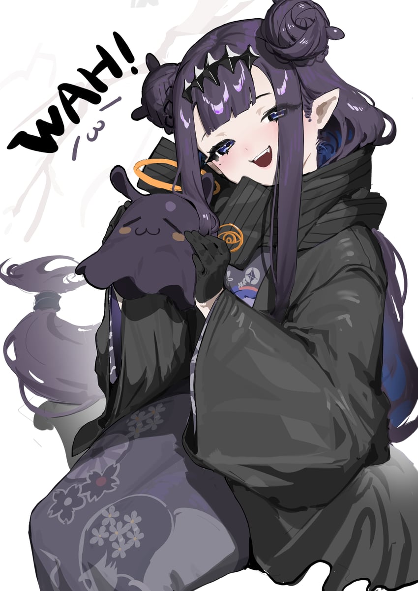 ninomae ina'nis and takodachi (hololive and 1 more) drawn by mitsuki3s_kir