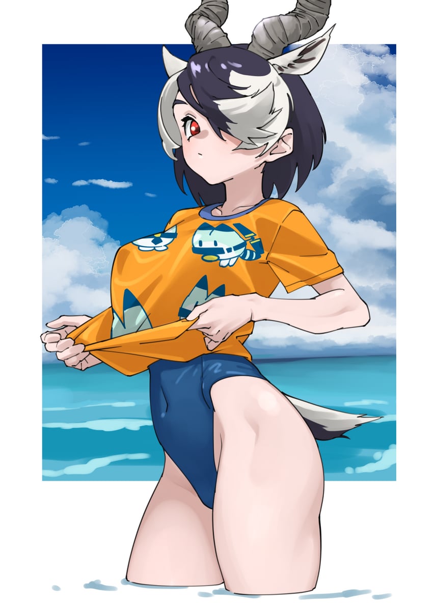 lucky beast and blackbuck (kemono friends) drawn by tanabe_(fueisei)
