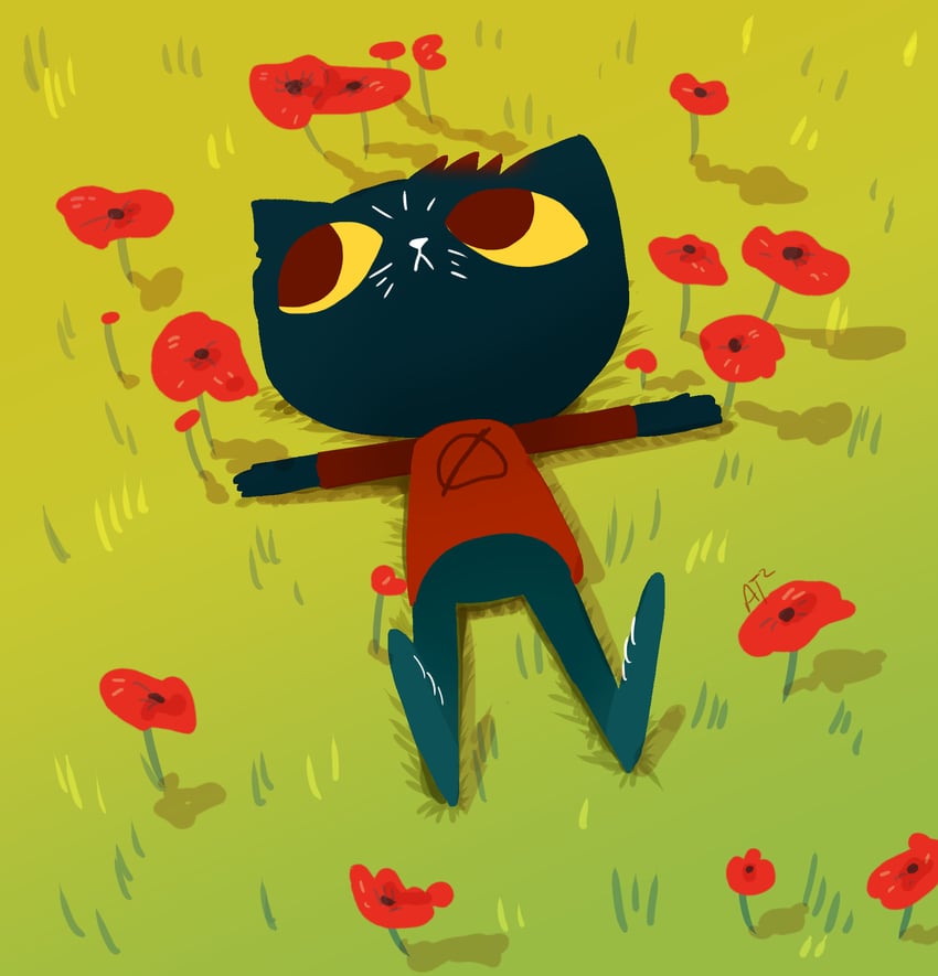 mae borowski (night in the woods) drawn by artistsquared