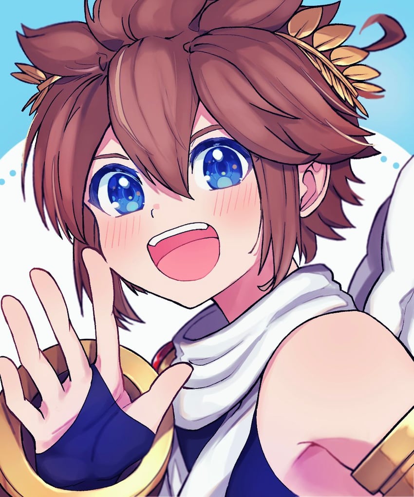 pit (kid icarus and 1 more) drawn by waffuum