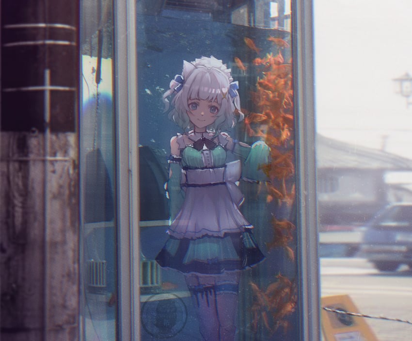 mint fantome (indie virtual youtuber) drawn by taku_artworks