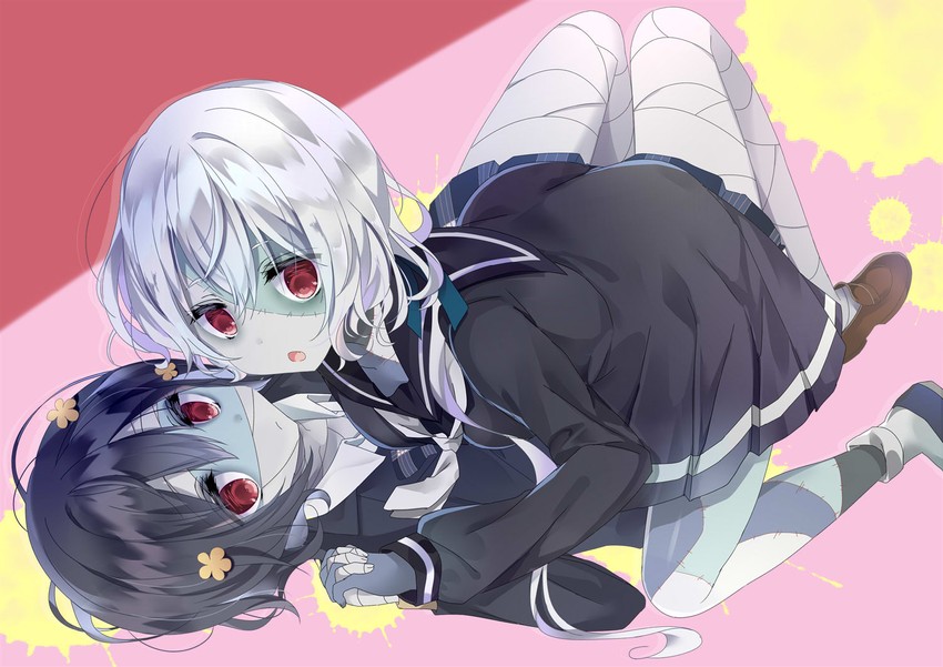 konno junko and mizuno ai (zombie land saga) drawn by shiiba_nae