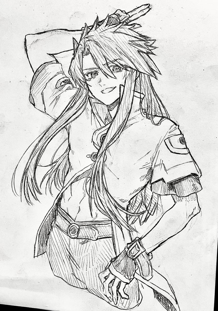 luke fon fabre (tales of and 1 more) drawn by meba