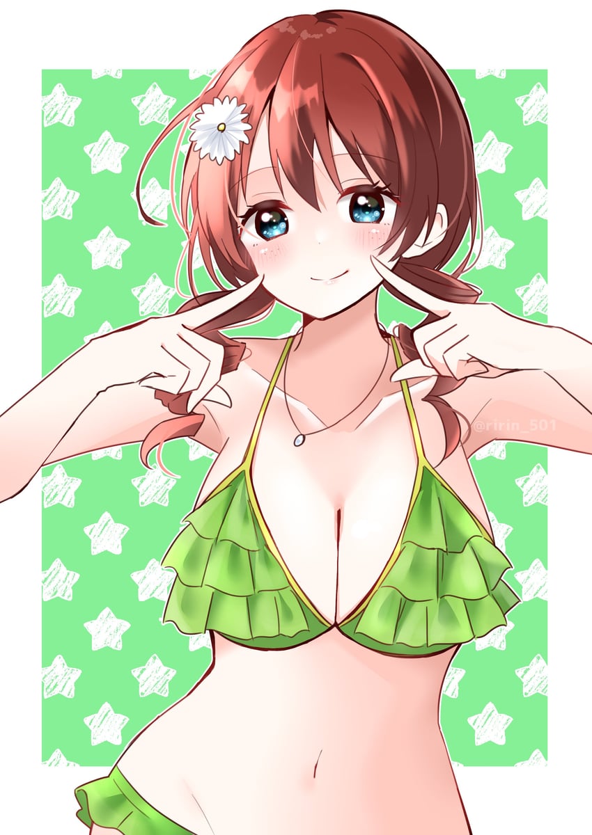 emma verde (love live! and 1 more) drawn by ririn_(ririn_501)