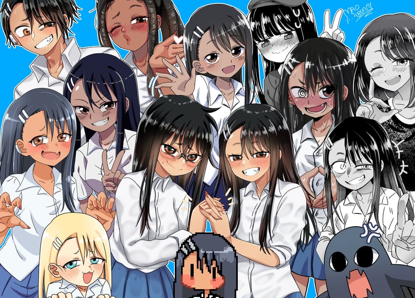 nagatoro hayase (ijiranaide nagatoro-san) drawn by mao_bunny