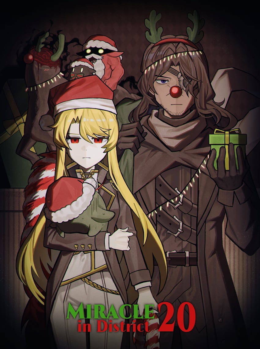 don quixote, heathcliff, sancho, gnome, and dullahan (project moon and 1 more) drawn by asdf1211950