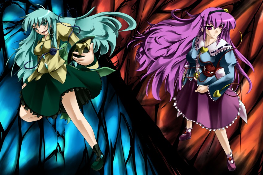 komeiji koishi and komeiji satori (touhou) drawn by shiromiza_kana