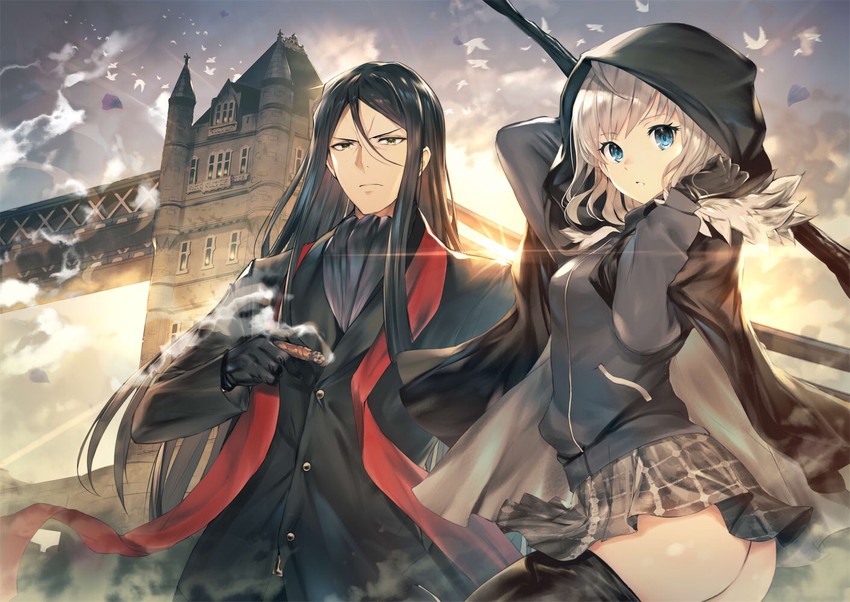 waver velvet, lord el-melloi ii, and gray (fate and 1 more) drawn by teddypocky