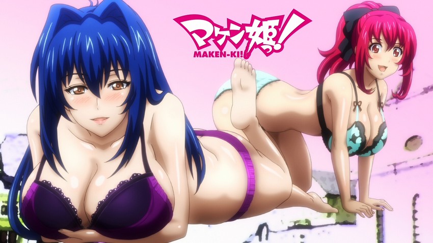 nijou aki and rokujou minori (maken-ki! and 1 more)