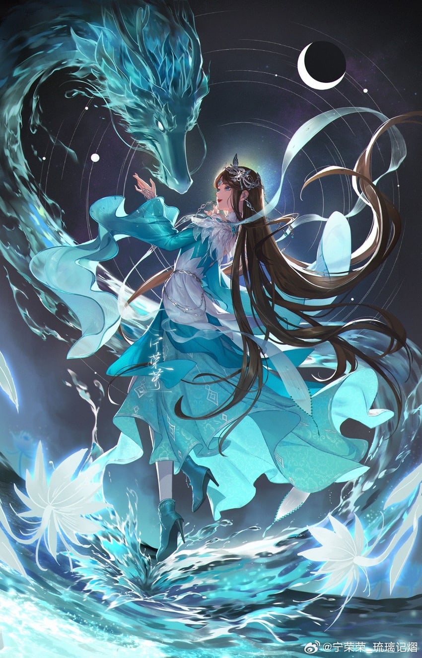 ning rongrong (douluo dalu) drawn by naglus