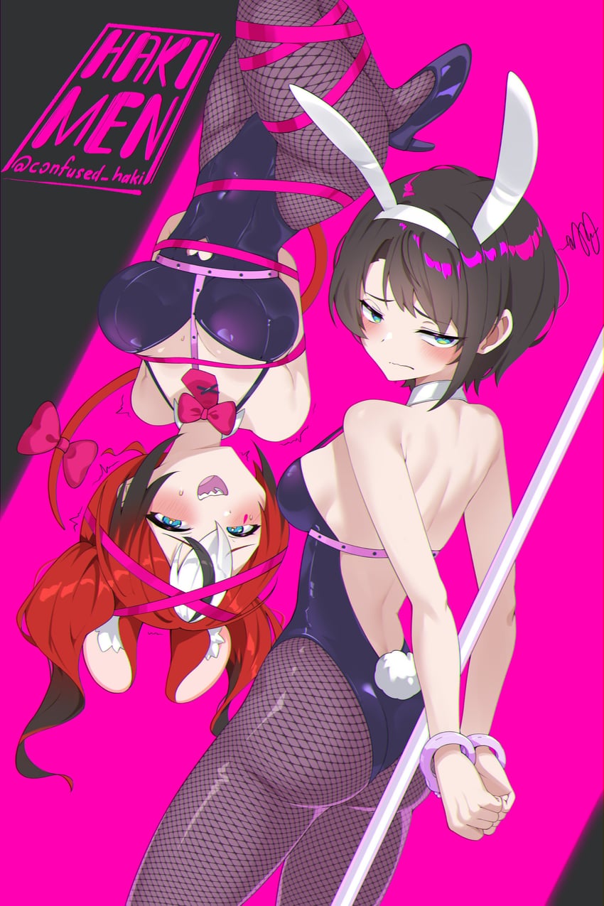oozora subaru and hakos baelz (hololive and 3 more) drawn by hakimen