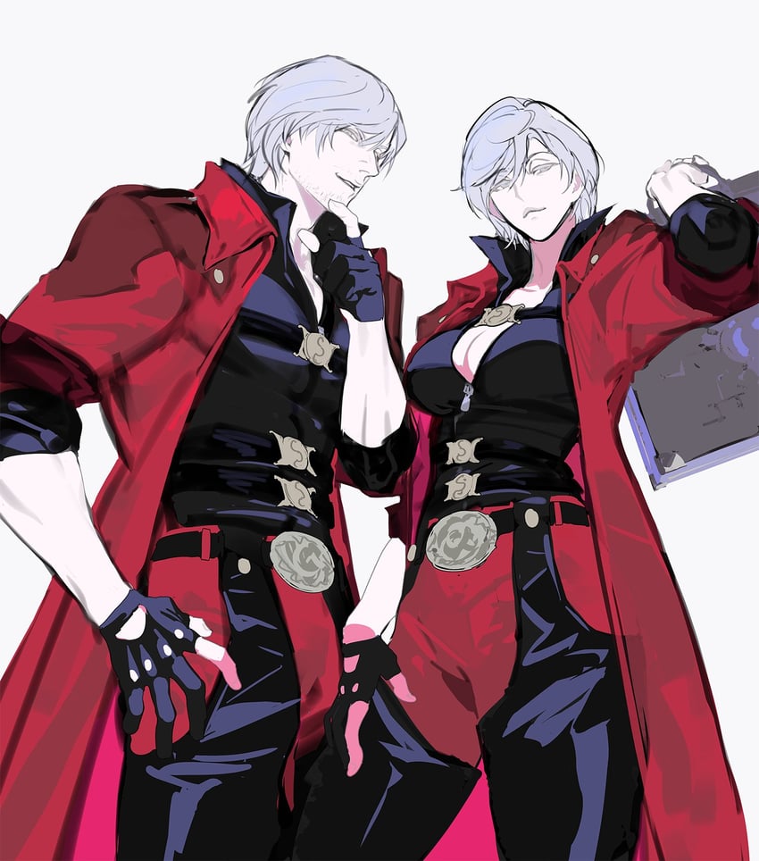 dante (devil may cry and 1 more) drawn by argentum_1121