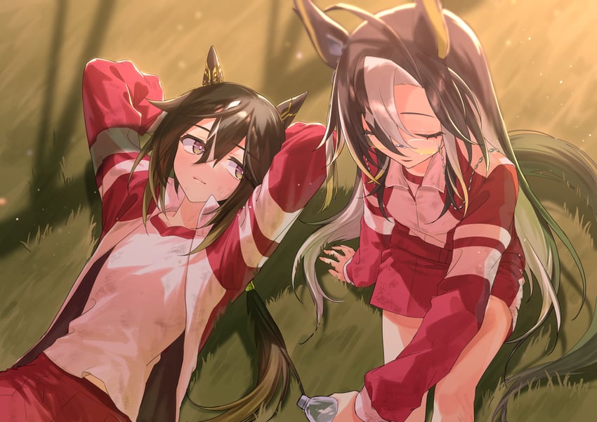 dream journey and stay gold (umamusume) drawn by gul_(parfaitgul)