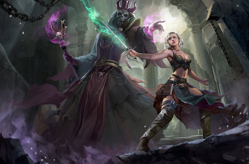dungeons & dragons drawn by clayscence