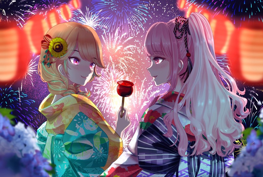 mori calliope and takanashi kiara (hololive and 1 more) drawn by ariarioekaki